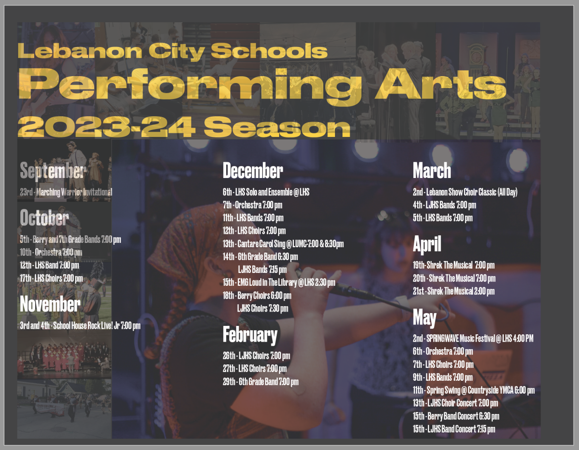 performing arts promotional poster